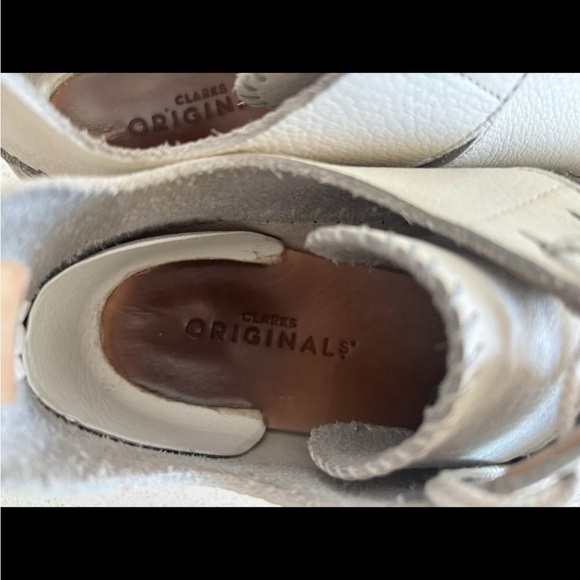 Clarks Originals Women’s Trigenic Flex 2 Vibram White Leather Trainers Size 8.5M - Picture 5 of 6